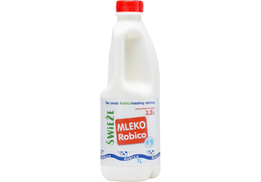 Kody rabatowe Robico Mleko 3,2% Butelka 1L Hdpe