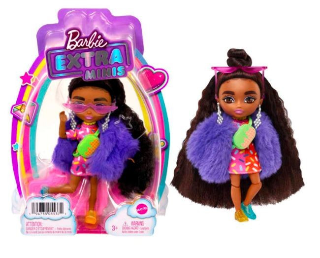 Kody rabatowe Urwis.pl - Mattel Lalka Barbie Extra Minis Sukienka wzór z posypką