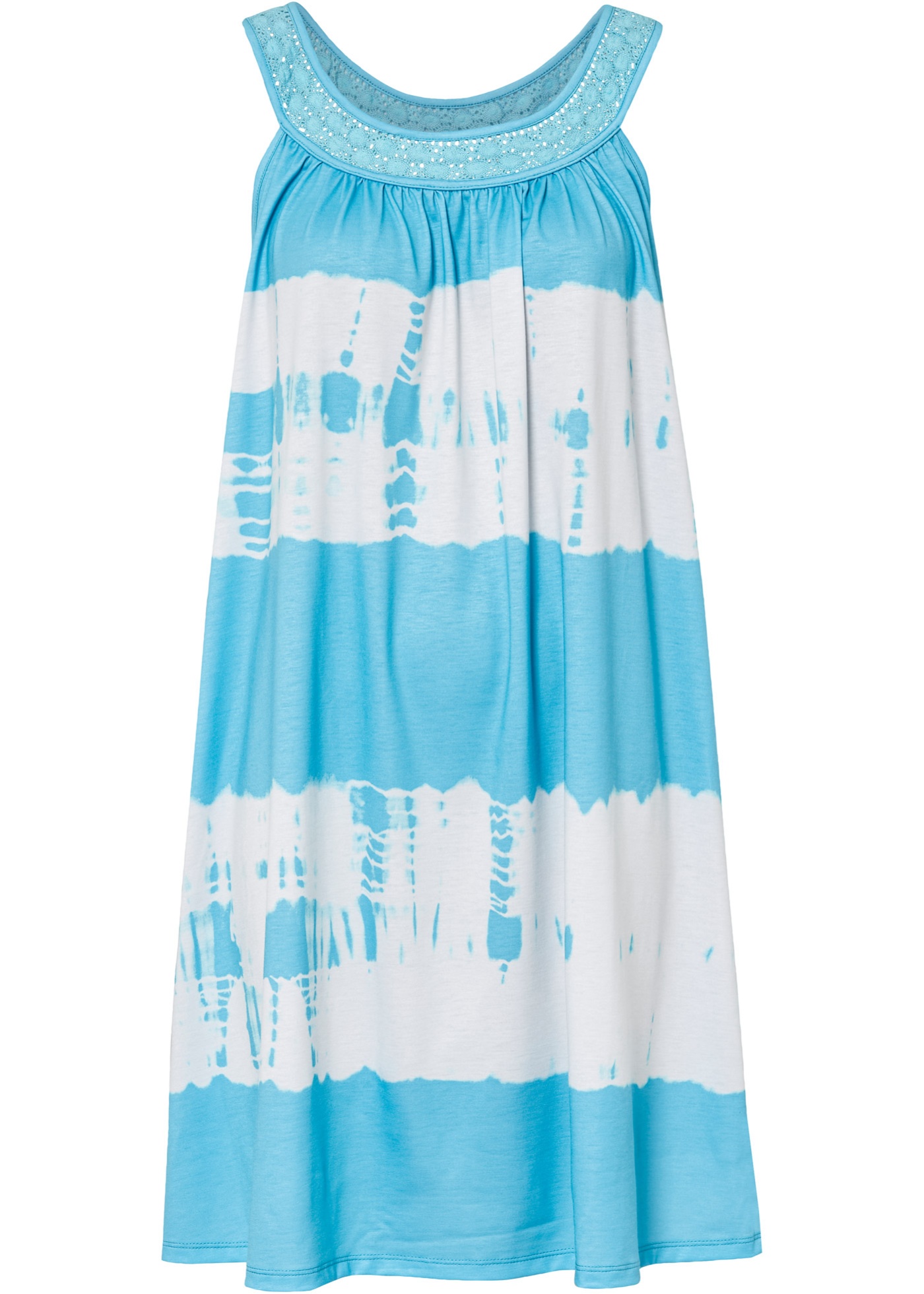 Kody rabatowe Sukienka z batikowym nadrukiem, z poliestru z recyklingu