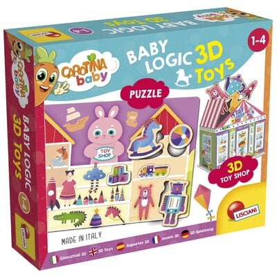 Kody rabatowe Avans - Puzzle LISCIANI Carotina Baby Logic 3D Zabawki 304-92543 (32 elementy)