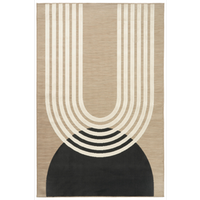 Kody rabatowe 9design sklep internetowy - Carpet Decor :: Dywan zewnętrzny Costa beżowo-czarno-biały łatwe czyszczenie