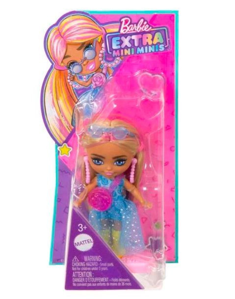 Kody rabatowe Mattel Lalka Barbie Extra Minis Sukienka z trenem