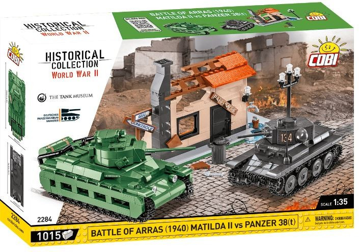 Kody rabatowe Cobi Klocki Klocki Bitwa pod Arras 1940 Matilda II kontra Panzer 38(t)