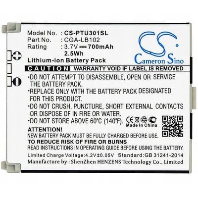 Kody rabatowe Akumulator CAMERON SINO CS-PTU301SL do telefonu Panasonic CGA-LB102