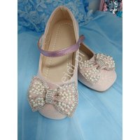 Kody rabatowe Lejdi.pl - Różowe brokatowe buty na komunię, na wesele, na przyjęcia. Eleganckie buciki dla dziewczynki 878
