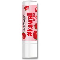 Kody rabatowe 4organic 4organic #kawaii Natural lip balm Strawberry lippen_mundsalbe 5.0 g