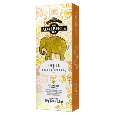 Kody rabatowe Avans - Herbata ADALBERTS Ginger Tea (20 sztuk)