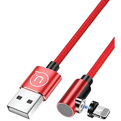 Kody rabatowe Kabel kątowy USB - Lightning USAMS U54 US-SJ444 1m Czerwony