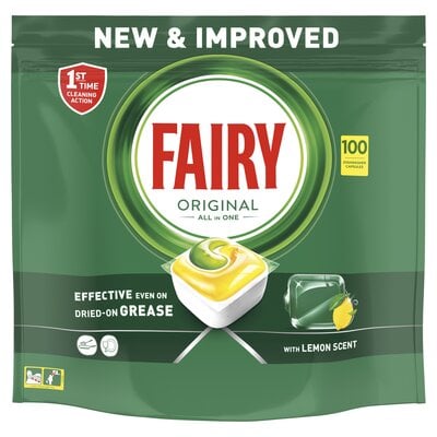 Kody rabatowe Avans - Tabletki do zmywarek FAIRY Original All in One Lemon - 100 szt.