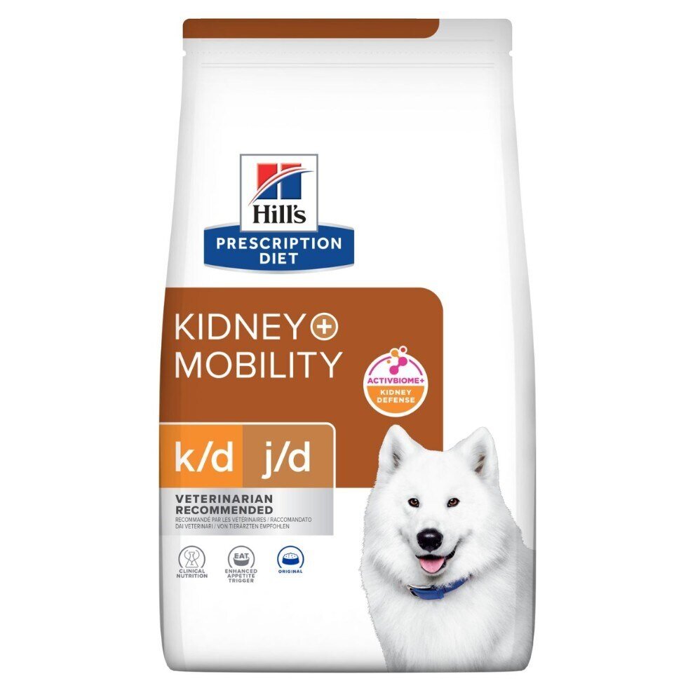 Kody rabatowe Hill's Prescription Diet K/D Kidney + Mobility - sucha karma dla psa - 4 kg