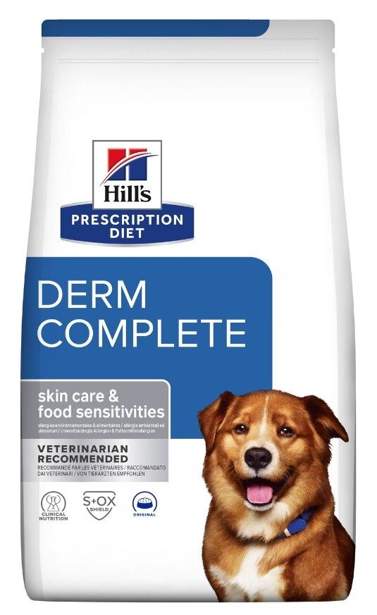 Kody rabatowe HILL'S Prescription Diet Derm Complete - sucha karma dla psa - 1,5 kg