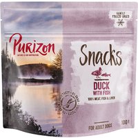 Kody rabatowe Purizon Snacks, kaczka z rybą (bez zbóż) - 100 g