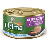 Kody rabatowe Ultima Fit & Delicious Sterilized dla kota, 24 x 85 g - Ryba morska