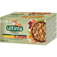 Kody rabatowe Ultima Nature Paté dla kota, 40 x 85 g - Kurczak i wołowina