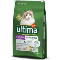 Kody rabatowe zooplus - Ultima Cat Sterilized Hairball, indyk - 7,5 kg