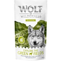 Kody rabatowe 2 x 100 g Wolf of Wilderness Training, przysmaki w super cenie! - “Explore the Green Fields