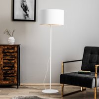 Kody rabatowe Lampa stojąca Roller, biała/złota, 145 cm