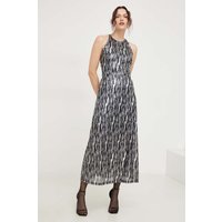 Kody rabatowe Answear.com - Answear Lab sukienka kolor srebrny maxi prosta