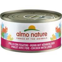 Kody rabatowe Korzystny pakiet Almo Nature, mięso, 12 x 70 g - Kurczak z wątróbką