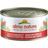 Kody rabatowe Korzystny pakiet Almo Nature, mięso, 12 x 70 g - Kurczak i krewetki