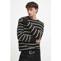 Kody rabatowe Medicine sweter bawełniany męski kolor czarny lekki