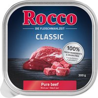 Kody rabatowe zooplus - Rocco Classic tacki, 9 x 300 g - Wołowina