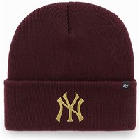 Kody rabatowe 47brand czapka MLB New York Yankees kolor bordowy