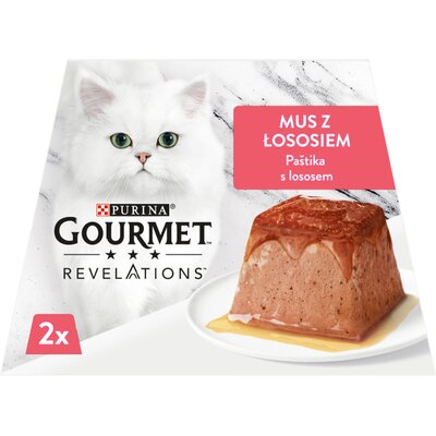 Kody rabatowe Karma dla kota GOURMET Revelations Łosoś (2 x 57 g)