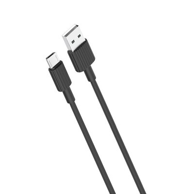 Rabaty - Kabel USB - Micro USB XO NB156 2.4A 1 m Czarny