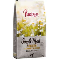 Kody rabatowe Purizon Single Meat Adult, kurczak z kwiatami rumianka i dynią, bez zbóż - 12 kg