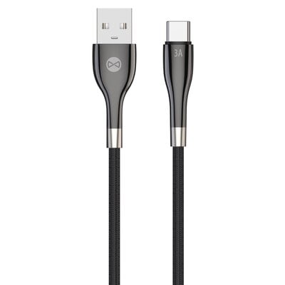 Kody rabatowe Kabel USB- USB-C FOREVER Sleek 1 m Czarny