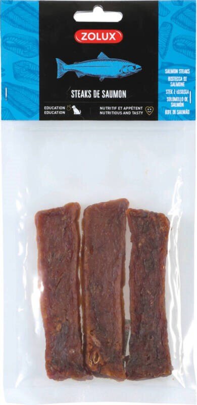 Kody rabatowe Krakvet sklep zoologiczny - ZOLUX Naturalny Filet z łososia - przysmak dla psa - 60 g