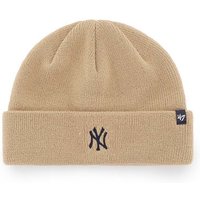 Kody rabatowe 47brand czapka MLB New York Yankees kolor beżowy