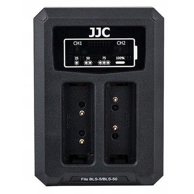 Kody rabatowe Ładowarka JJC DCH-USB01 do Olympus BLS-1/BLS-5/BLS-50