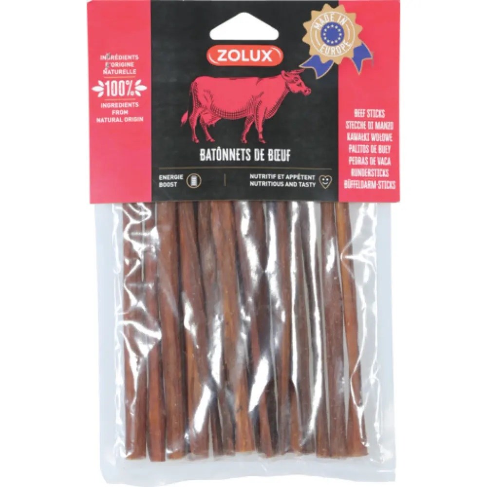 Kody rabatowe Krakvet sklep zoologiczny - ZOLUX Naturalne Pałki wołowe - przysmak dla psa - 100 g