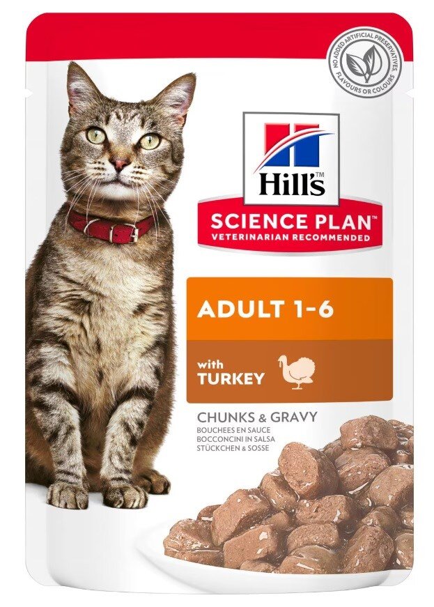Kody rabatowe Krakvet sklep zoologiczny - HILL'S Science Plan Adult z indykiem  - mokra karma dla kota - 85 g