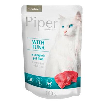 Kody rabatowe Karma dla kota PIPER Animals Sterilised Tuńczyk 100 g