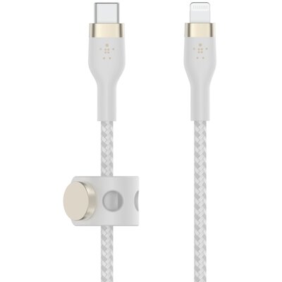 Kody rabatowe Avans - Kabel USB-C - Lightning BELKIN Braided Silicone 1m Biały