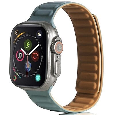 Kody rabatowe Pasek BELINE Magnetic do Apple Watch 2/3/4/5/6/7/8/SE/SE 2/Ultra (42/44/45/49mm) Zielony