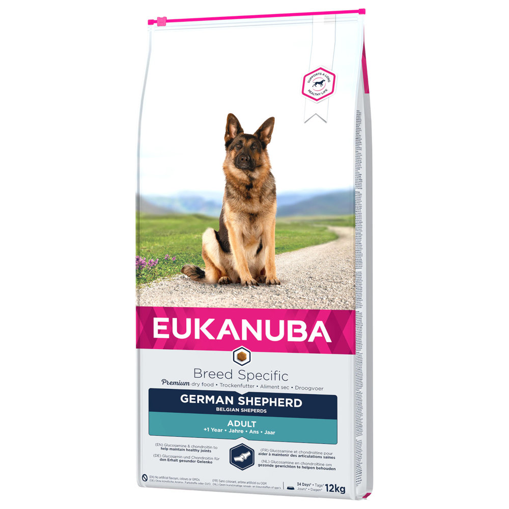 Kody rabatowe Krakvet sklep zoologiczny - EUKANUBA Adult German Shepherd - sucha karma dla psa - 12 kg