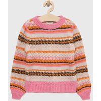 Kody rabatowe Answear.com - Kids Only sweter dziecięcy kolor różowy ciepły