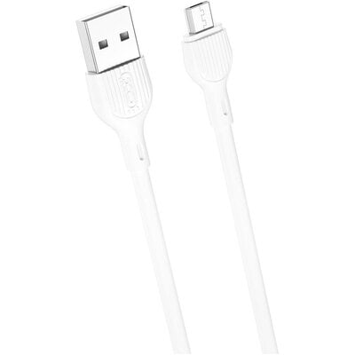 Kody rabatowe Kabel USB - microUSB XO NB200 2.1A 1 m Biały