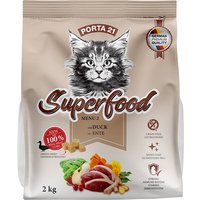 Kody rabatowe zooplus - Porta 21 Superfood Menu, kaczka - 2 x 2 kg