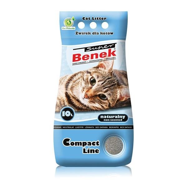 Kody rabatowe CERTECH Super Benek Compact Naturalny - żwirek dla kota zbrylający 25 l