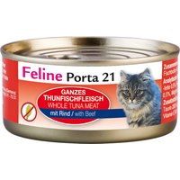 Kody rabatowe zooplus - Korzystny pakiet Feline Porta 21, 12 x 156 g  - Tuńczyk z wołowiną