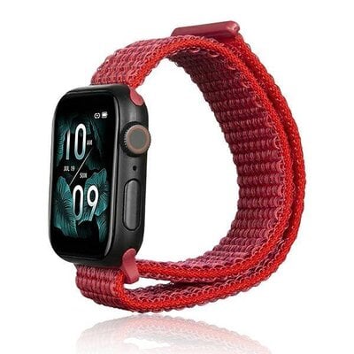 Kody rabatowe Avans - Pasek BELINE Nylon do Apple Watch 2/3/4/5/6/7/8/SE/SE 2/Ultra (42/44/45/49mm) Czerwony