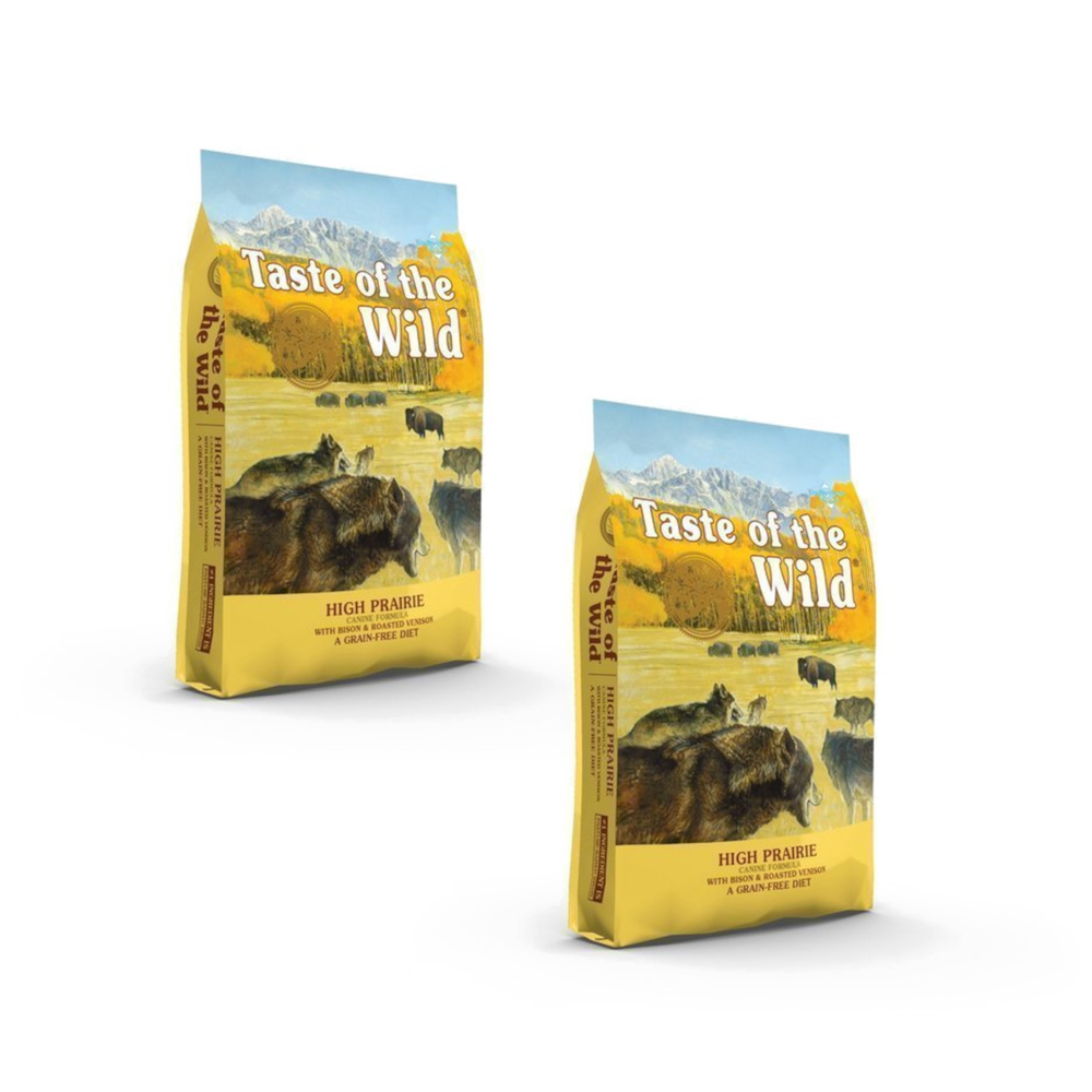 Kody rabatowe Krakvet sklep zoologiczny - TASTE OF THE WILD High Prairie Canine Formula - sucha karma dla psa - 2x5,6 kg