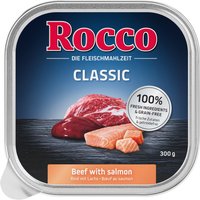 Kody rabatowe zooplus - Rocco Classic tacki, 9 x 300 g - Wołowina i łosoś