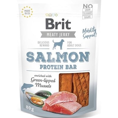 Kody rabatowe Avans - Przysmak dla psa BRIT Jerky Salmon Protein Bar Łosoś 80 g