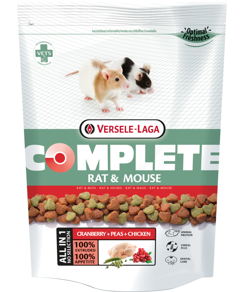 Kody rabatowe Krakvet sklep zoologiczny - VERSELE LAGA Rat & Mouse Complete - pokarm dla szczurów i myszy 500g